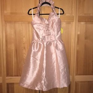 Alfred Sung Silk Halter Dress Size 10 NWT
